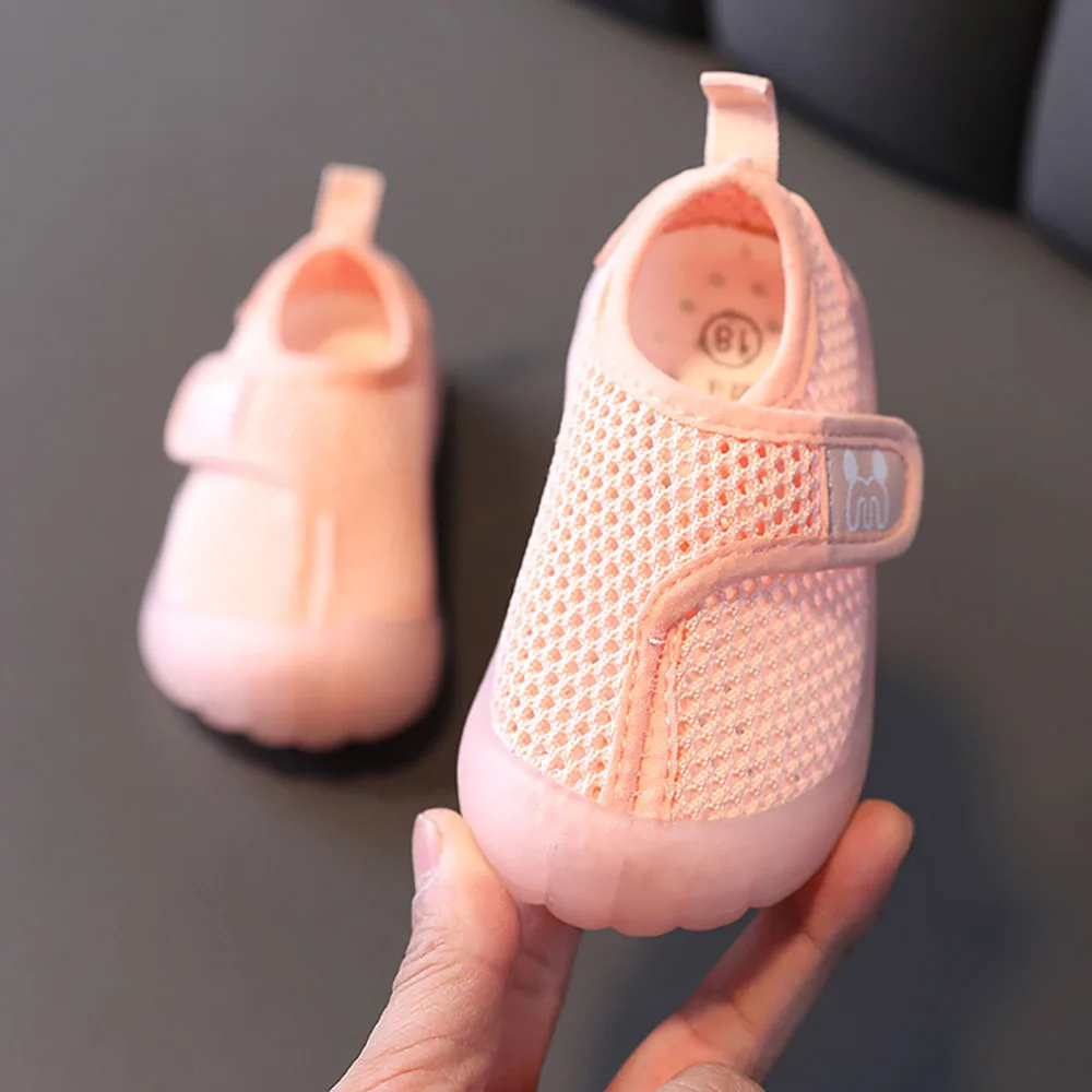 Baby Mesh Walking Shoes – Lightweight Non-Slip Sneakers