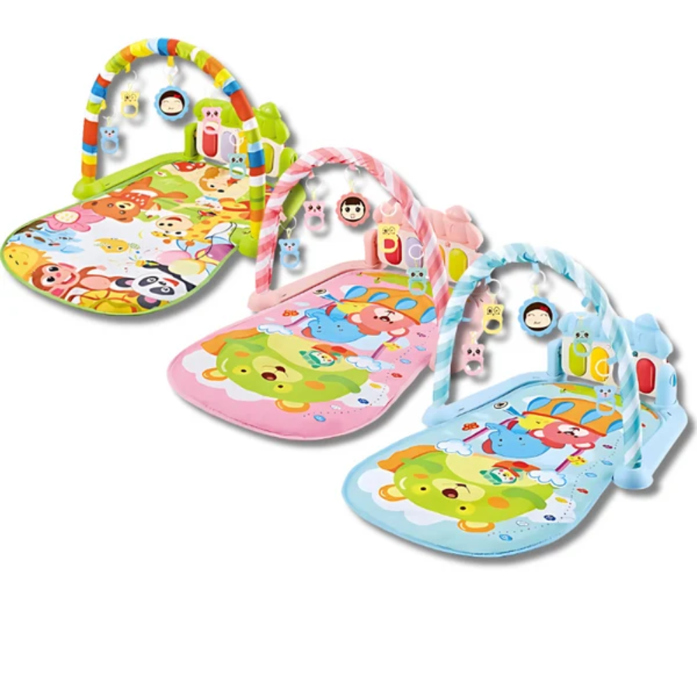 Baby Musical Play Mat – Interactive Activity Gym with Music and Sensory Play Features
