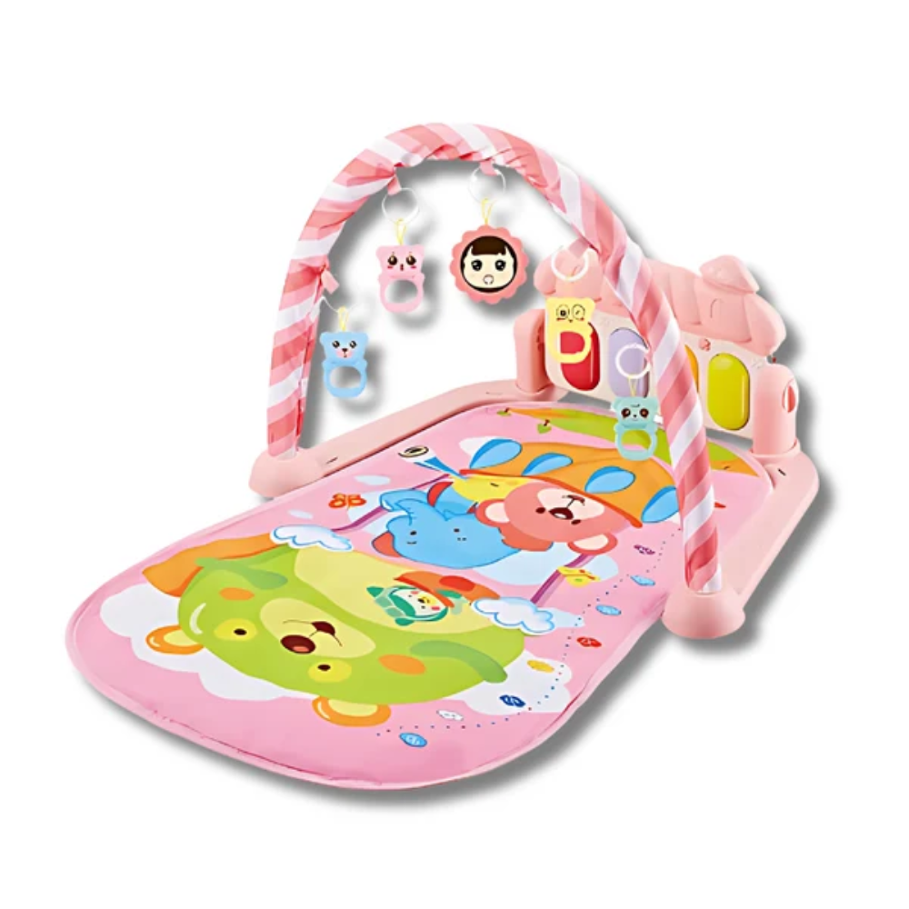 Baby Musical Play Mat – Interactive Activity Gym with Music and Sensory Play Features