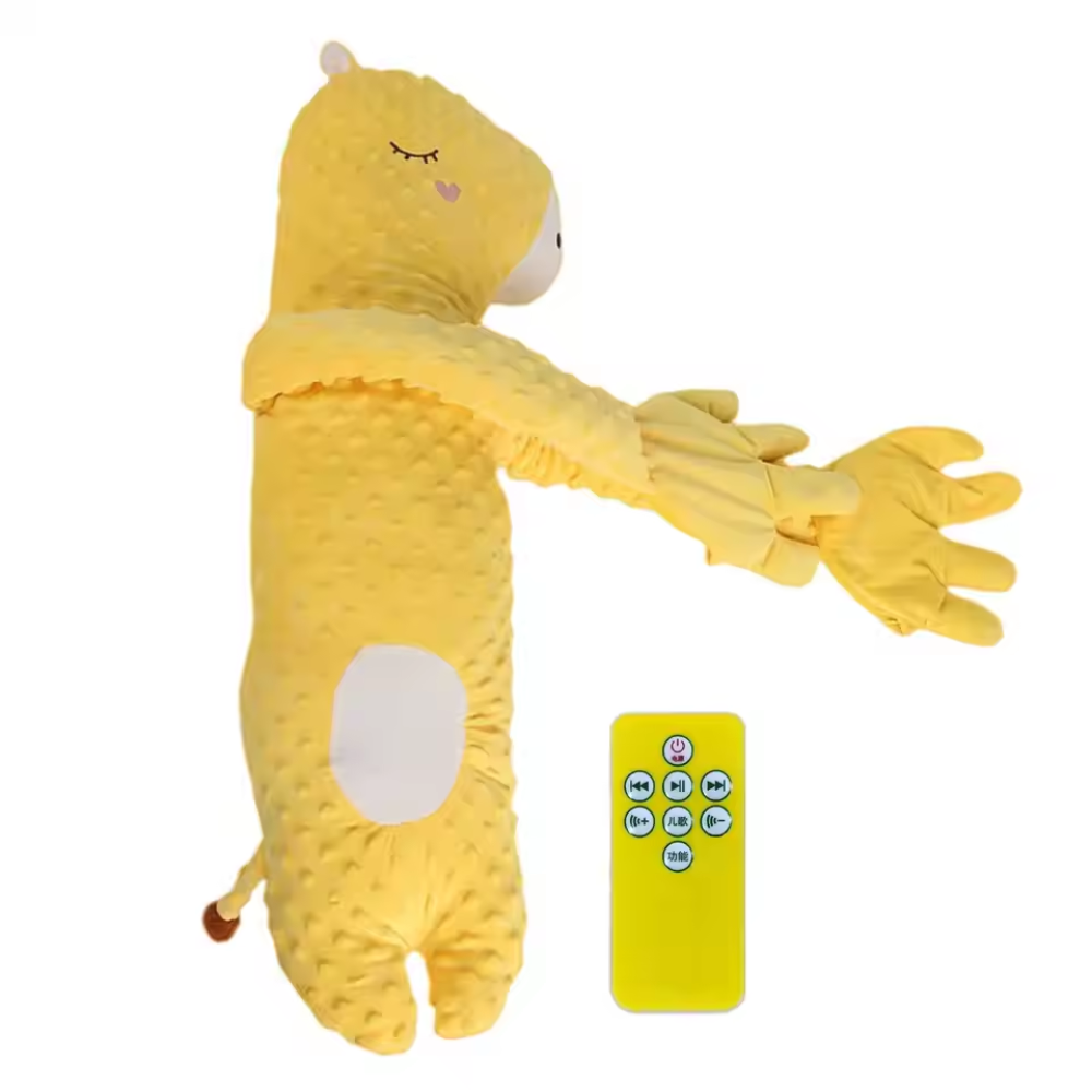 Baby Sleep Patting Pillow – Plush Soothing Sleep Aid with Remote Control