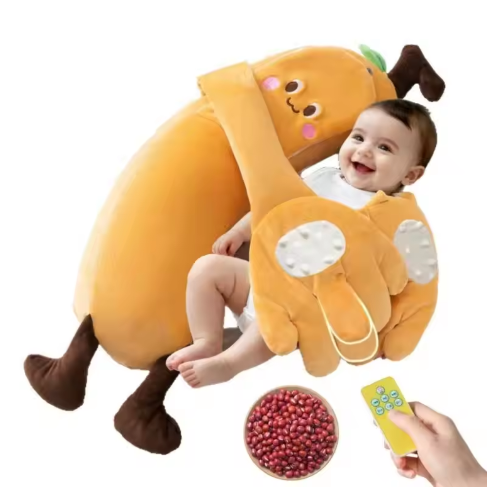 Baby Sleep Patting Pillow – Plush Soothing Sleep Aid with Remote Control