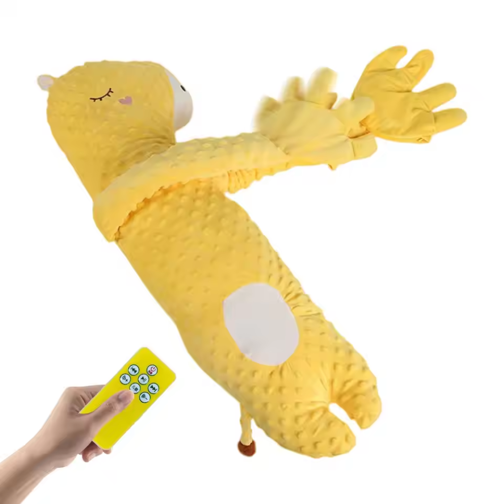 Baby Sleep Patting Pillow – Plush Soothing Sleep Aid with Remote Control
