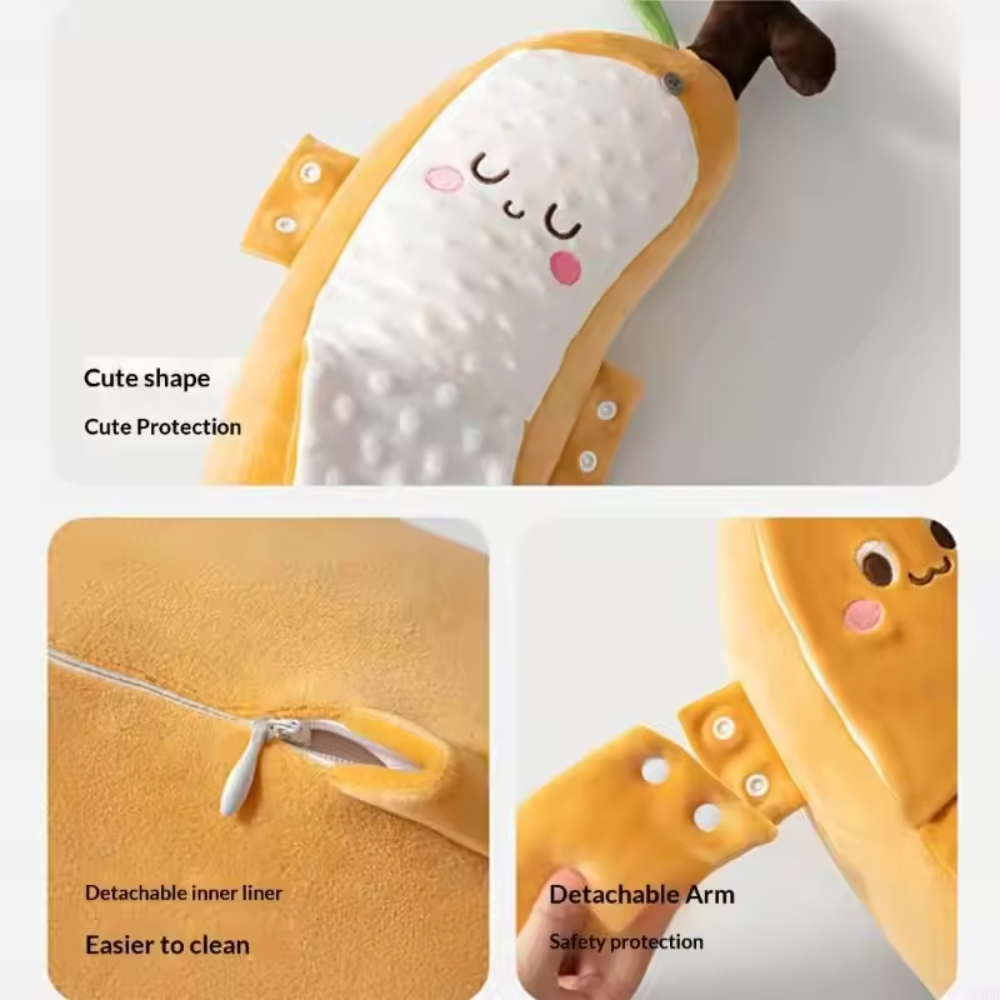Baby Sleep Patting Pillow – Plush Soothing Sleep Aid with Remote Control
