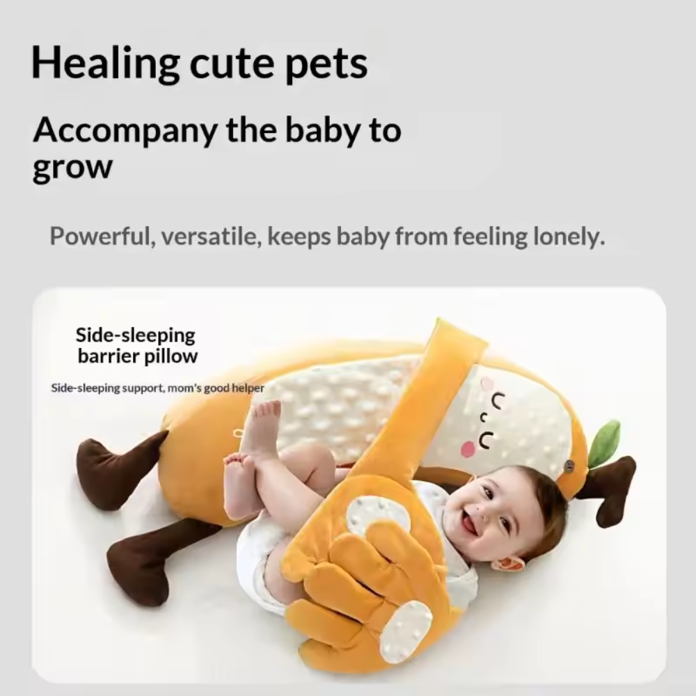 Baby Sleep Patting Pillow – Plush Soothing Sleep Aid with Remote Control