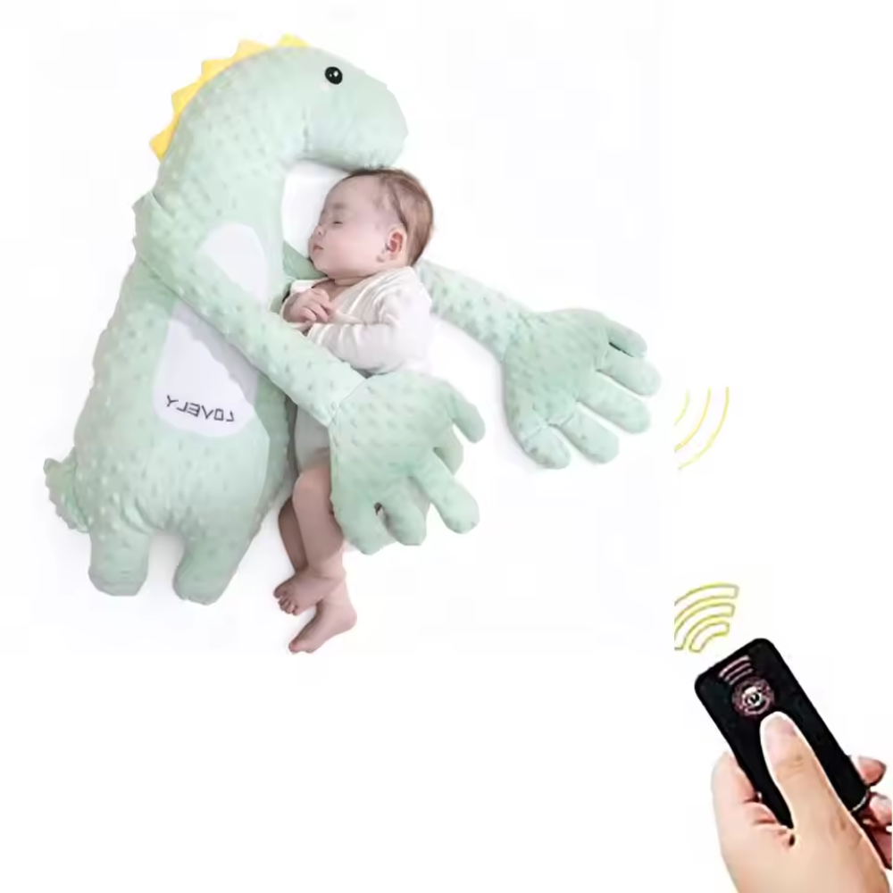 Baby Sleep Patting Pillow – Plush Soothing Sleep Aid with Remote Control