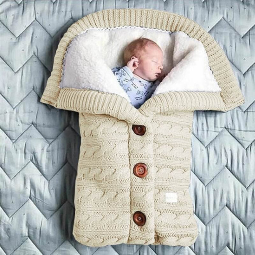 Baby Sleeping Bag Swaddle Knit Wrap | Infant Wrap
