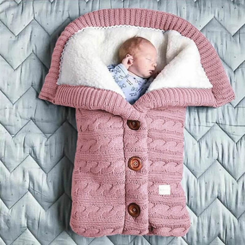 Baby Sleeping Bag Swaddle Knit Wrap | Infant Wrap