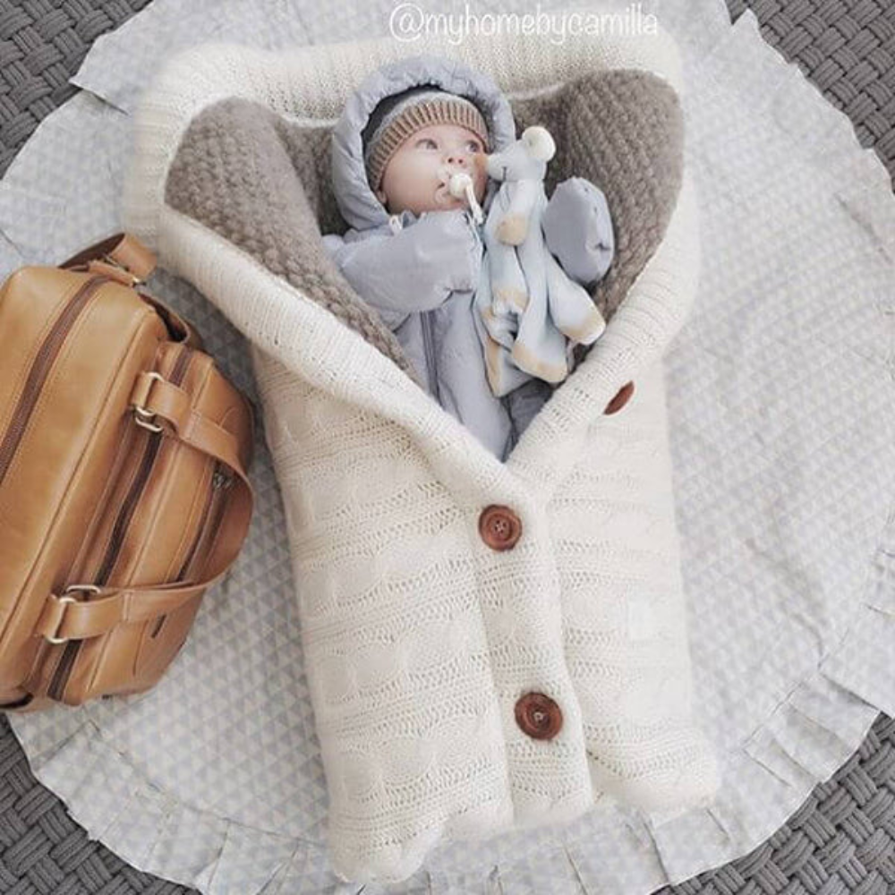 Baby Sleeping Bag Swaddle Knit Wrap | Infant Wrap