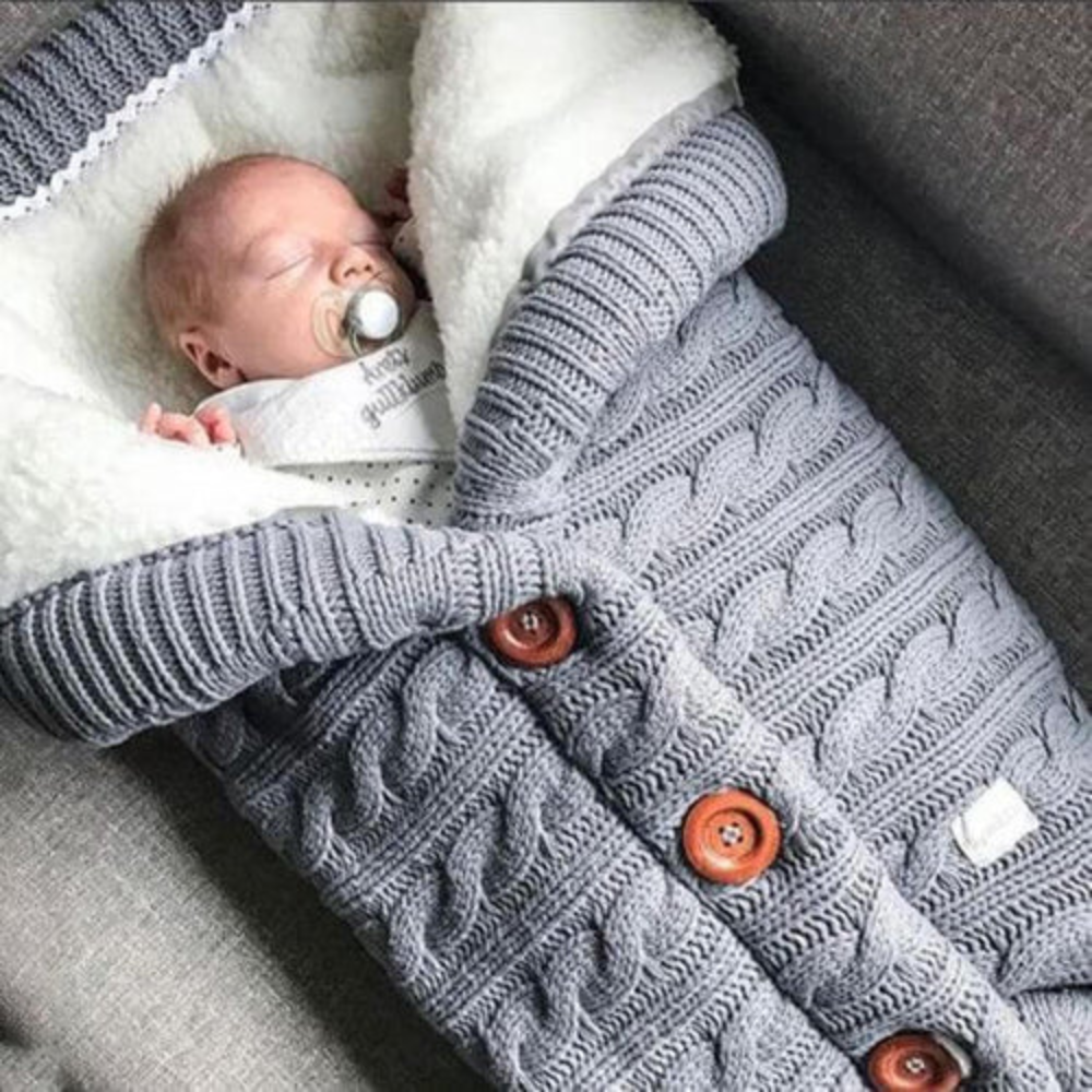 Baby Sleeping Bag Swaddle Knit Wrap | Infant Wrap