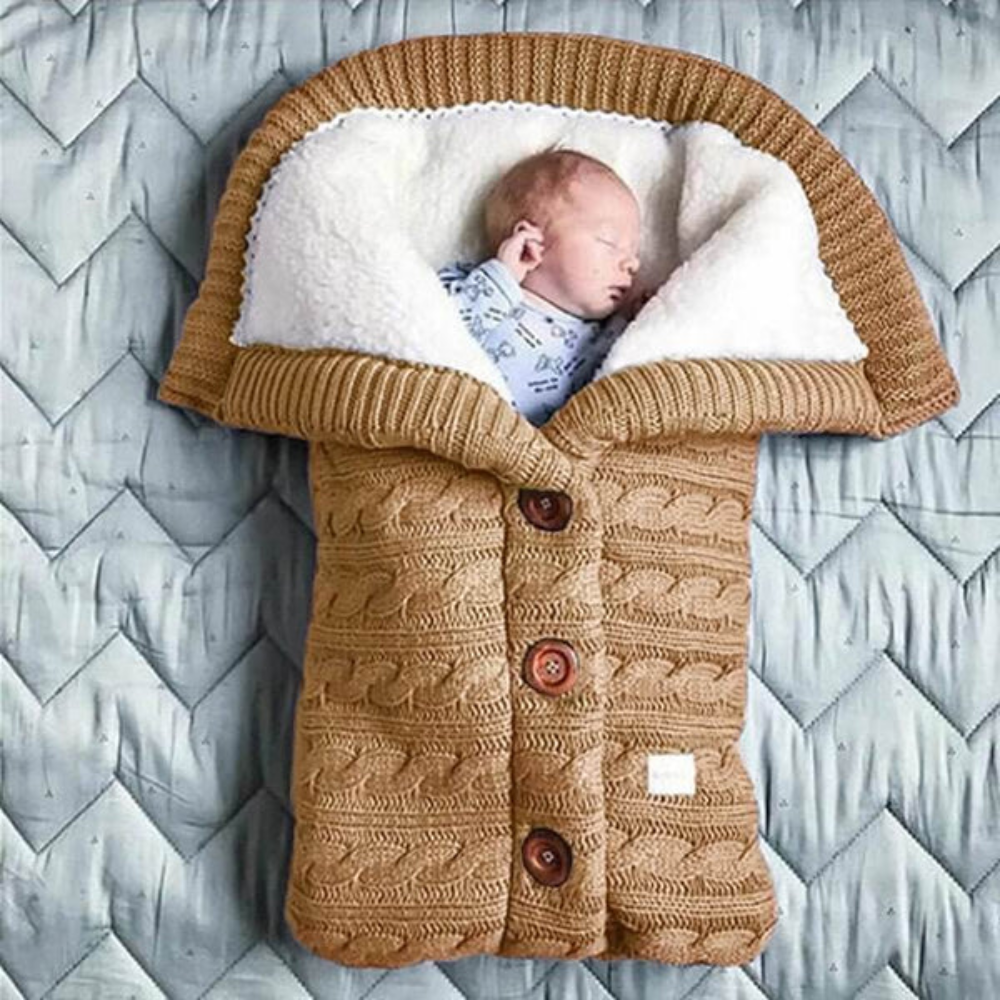 Baby Sleeping Bag Swaddle Knit Wrap | Infant Wrap