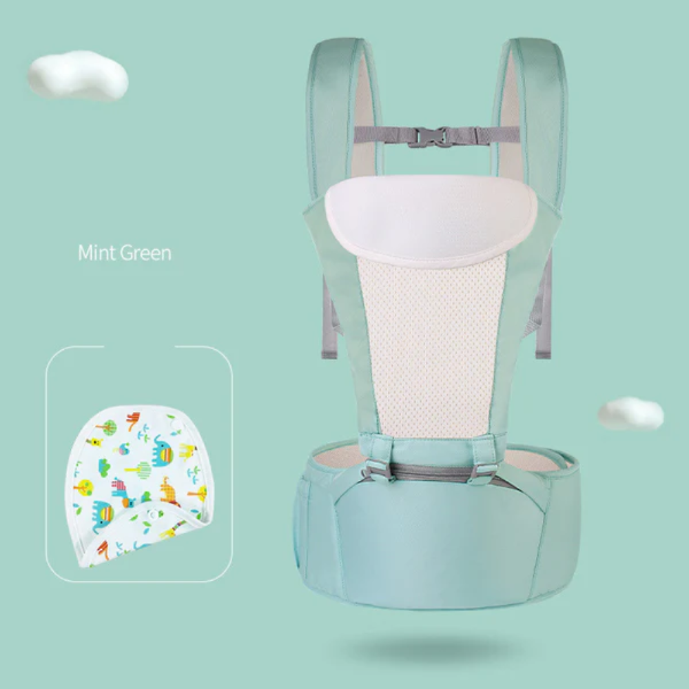 Baby Carrier with Hip Seat Sling | Adjustable Straps