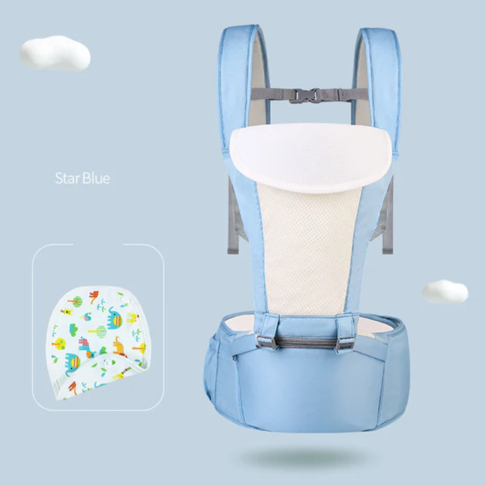 Baby Carrier with Hip Seat Sling | Adjustable Straps