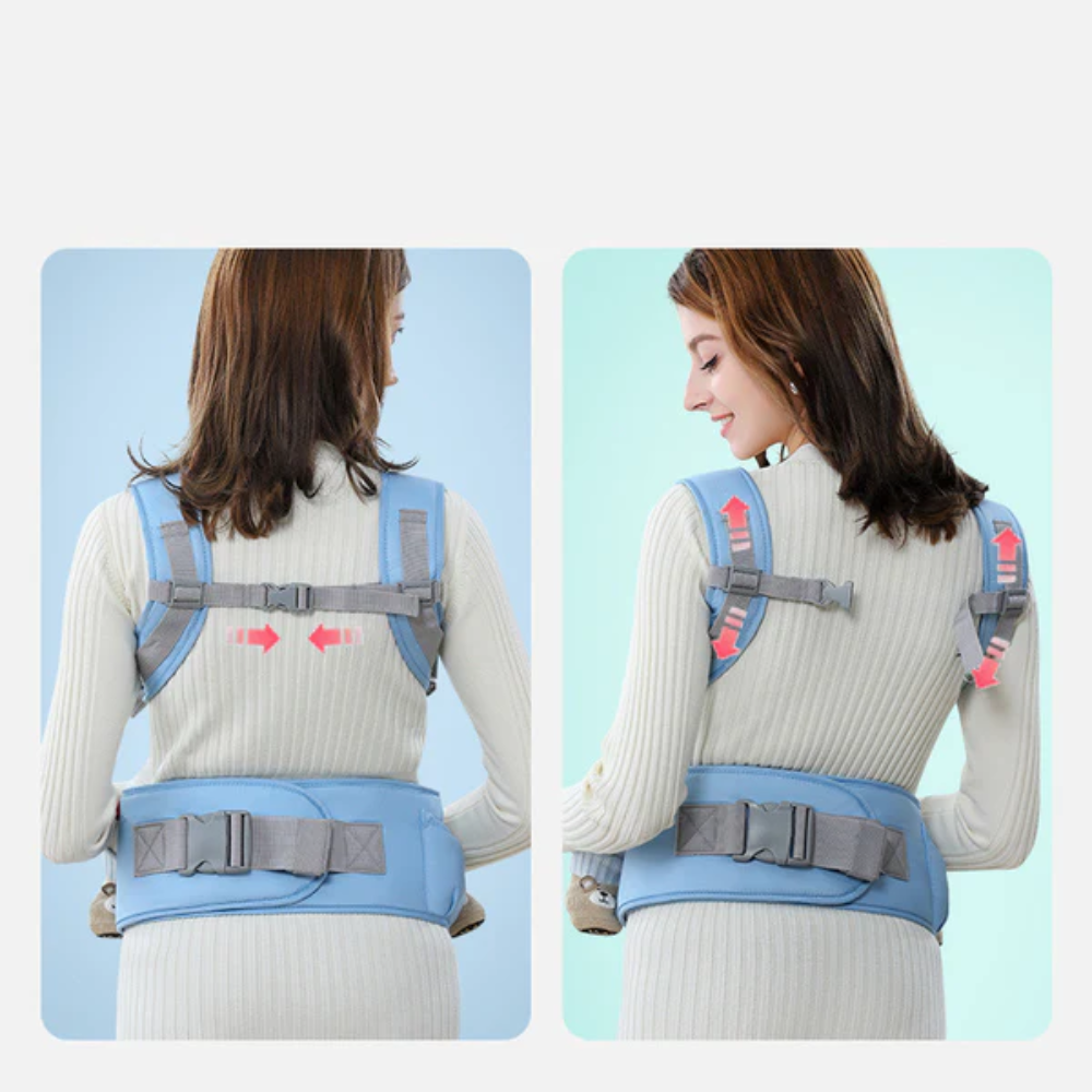 Baby Carrier with Hip Seat Sling | Adjustable Straps