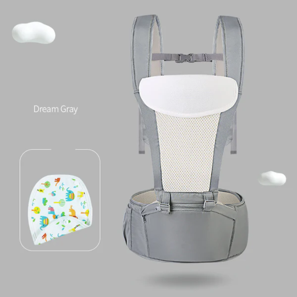 Baby Carrier with Hip Seat Sling | Adjustable Straps