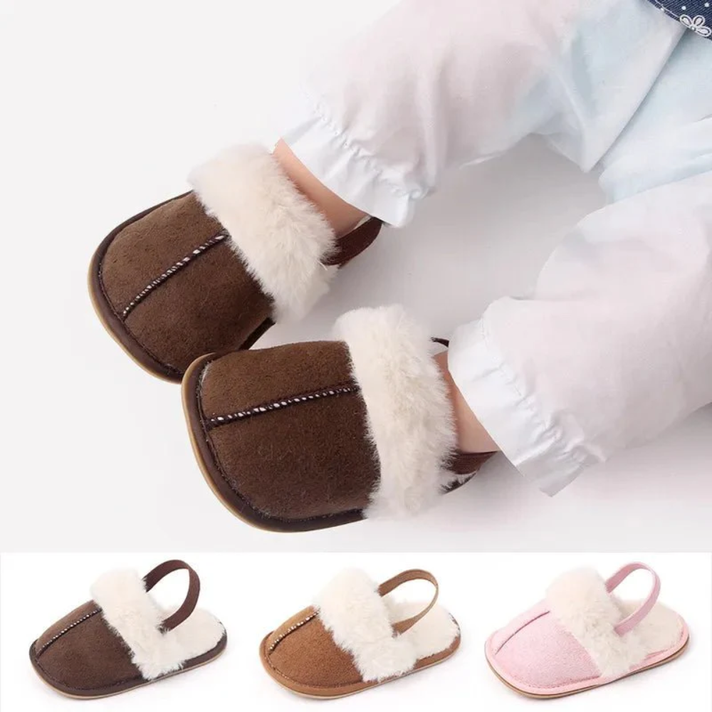 Baby Slippers Soft Sole Crib Shoes | Indoor Slip On