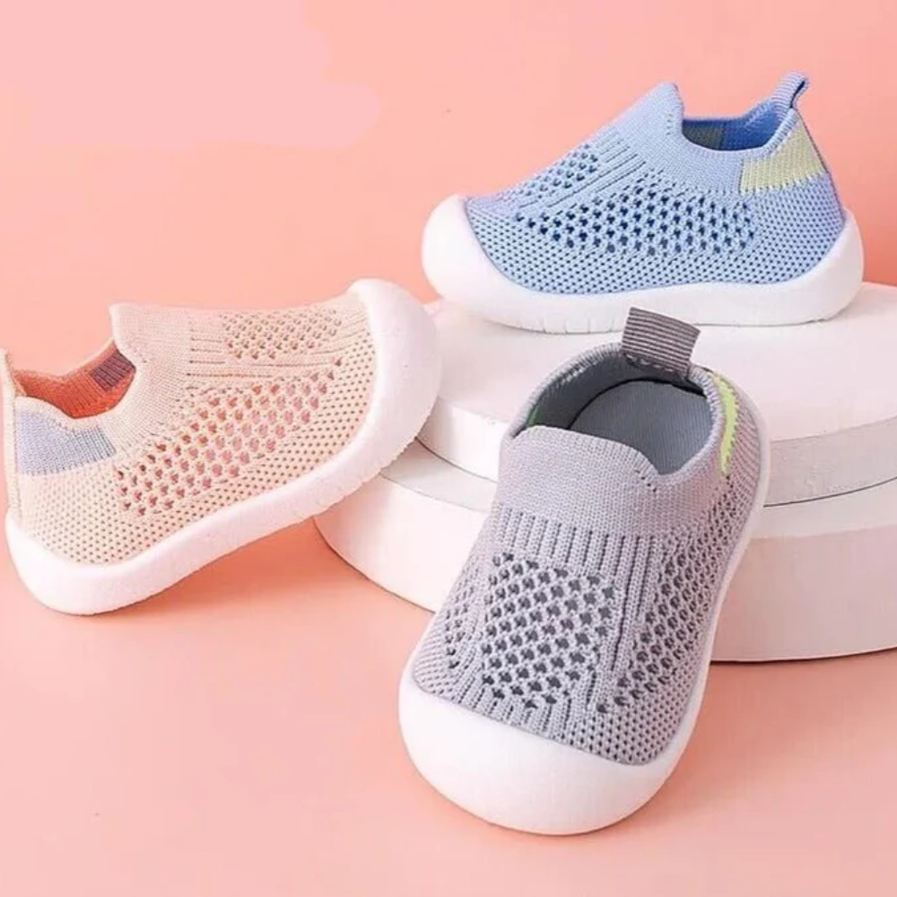Soft Sole Baby Sneakers First Walkers | Slip On