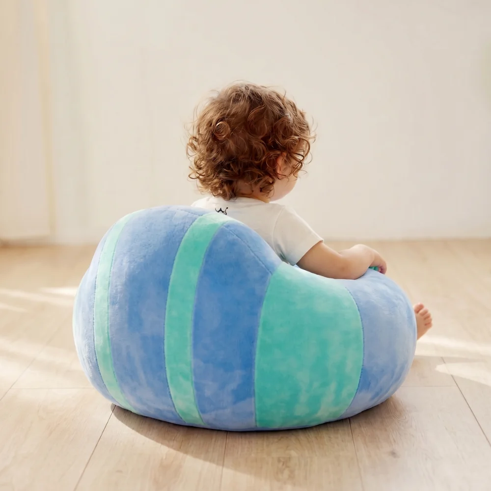 Baby Soft Support Chair – Cushioned Floor Seat with Removable Washable Cover for Infants and Toddlers