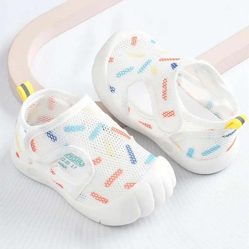Baby Summer Sandals – Breathable Mesh Shoes with Soft Non-Slip Soles