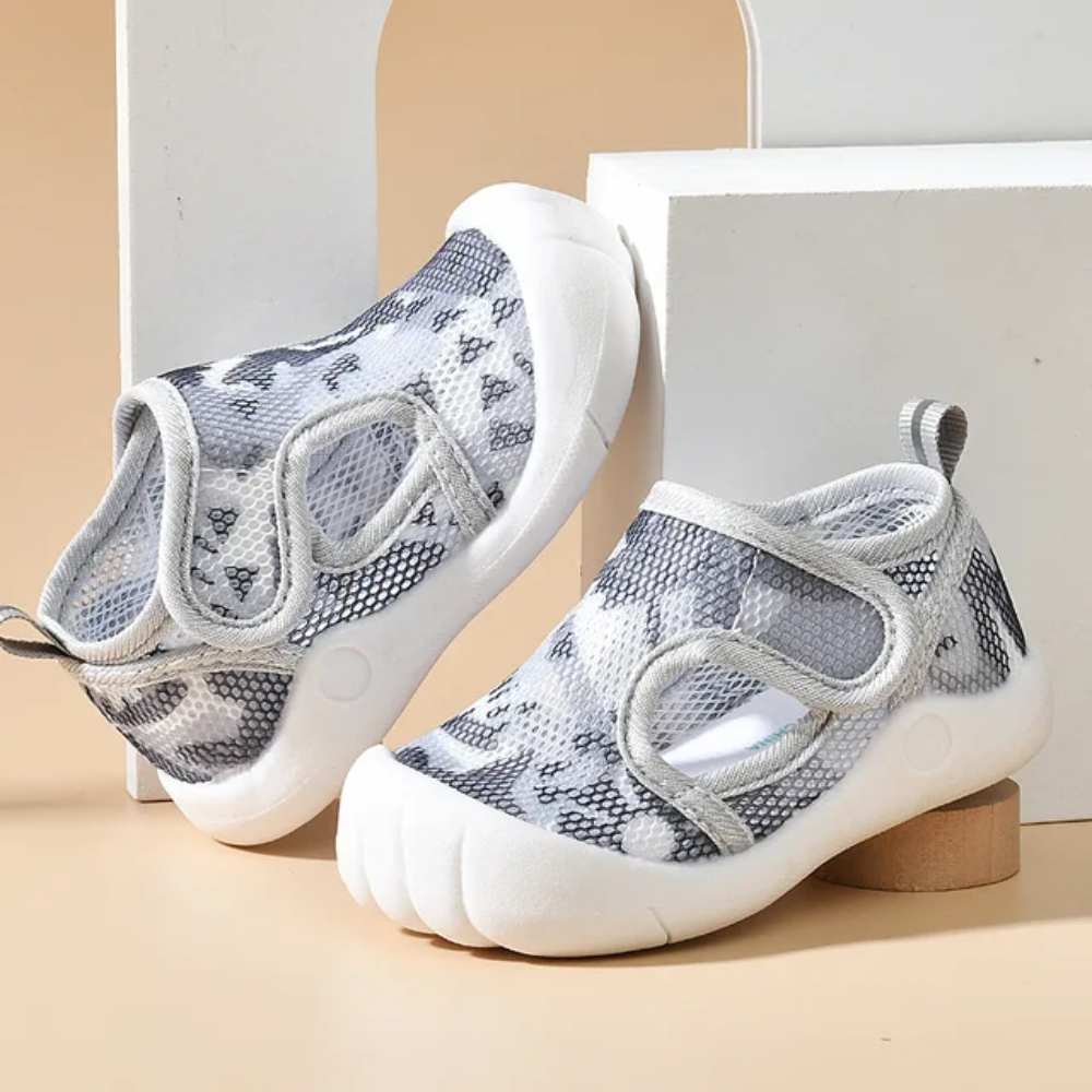 Baby Summer Sandals – Breathable Mesh Shoes with Soft Non-Slip Soles