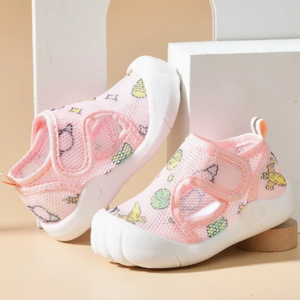 Baby Summer Sandals – Breathable Mesh Shoes with Soft Non-Slip Soles