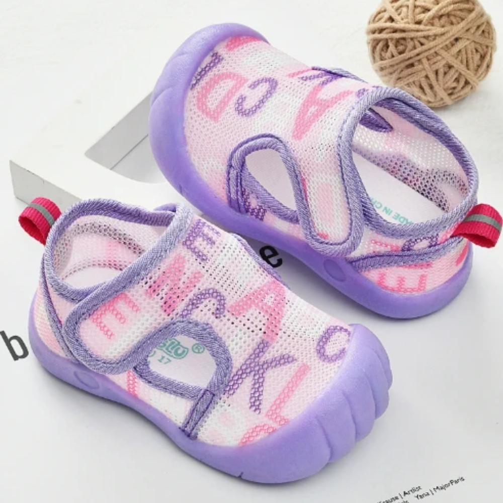 Baby Summer Sandals – Breathable Mesh Shoes with Soft Non-Slip Soles