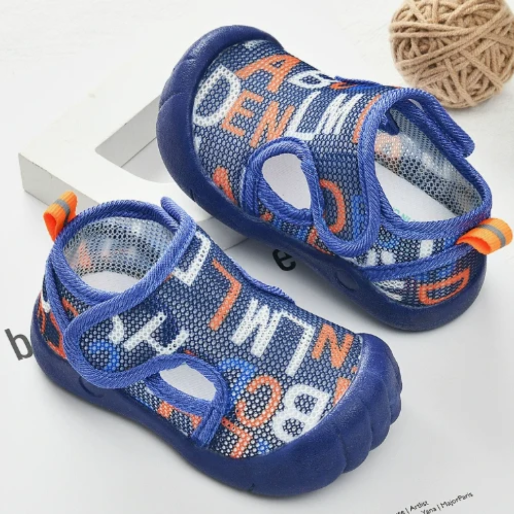 Baby Summer Sandals – Breathable Mesh Shoes with Soft Non-Slip Soles