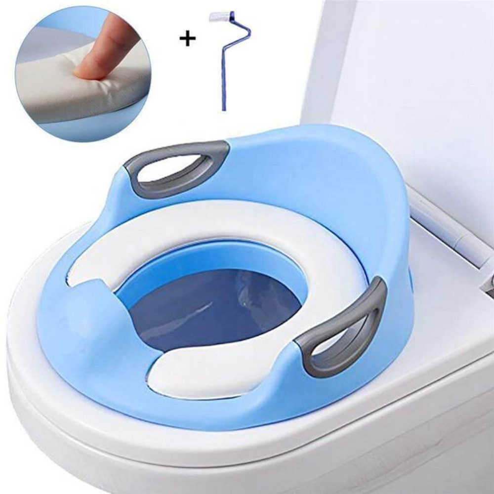Baby Potty Training Seat – Portable Toilet Training Seat with Padded Cushion