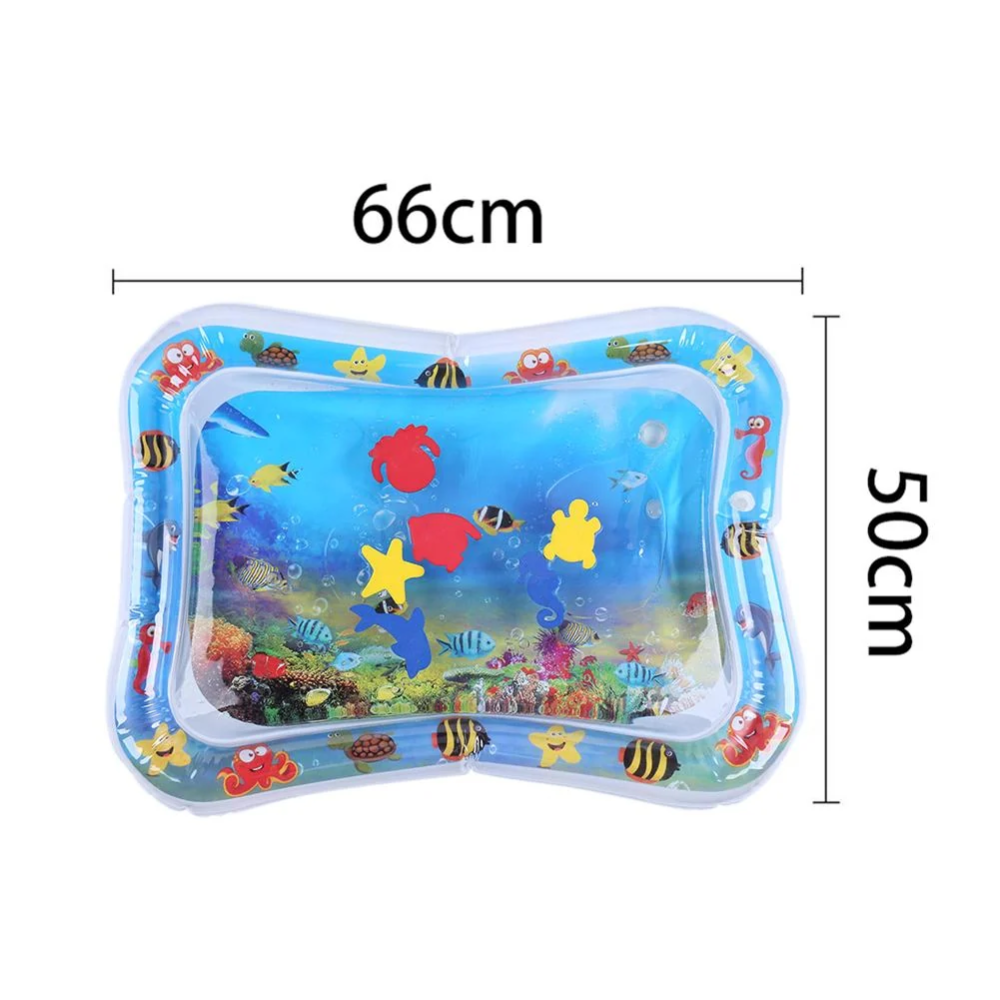 Baby Tummy Time Water Mat – Inflatable Sensory Play Mat