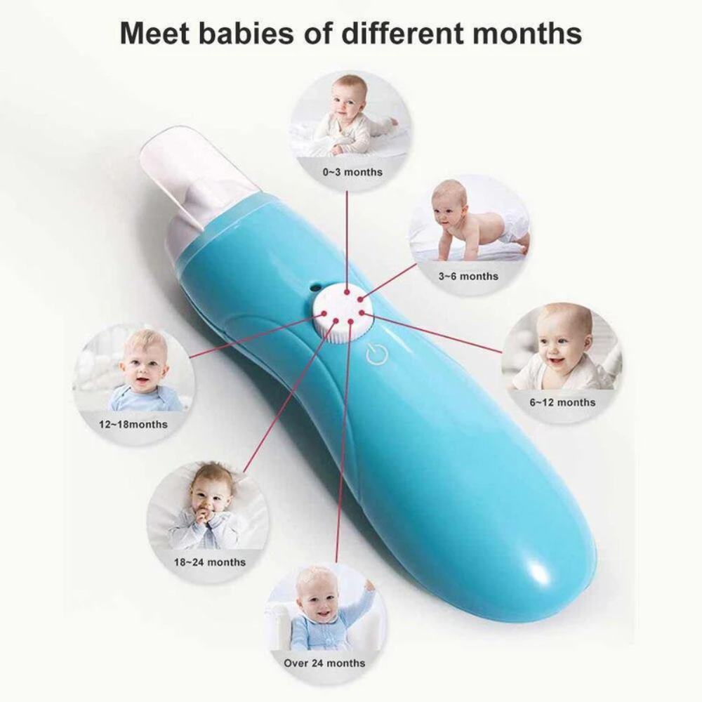 Electric Baby Nail Trimmer – USB Rechargeable Nail File & Polisher for Babies