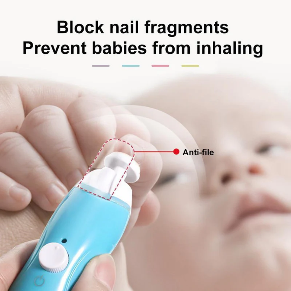 Electric Baby Nail Trimmer – USB Rechargeable Nail File & Polisher for Babies