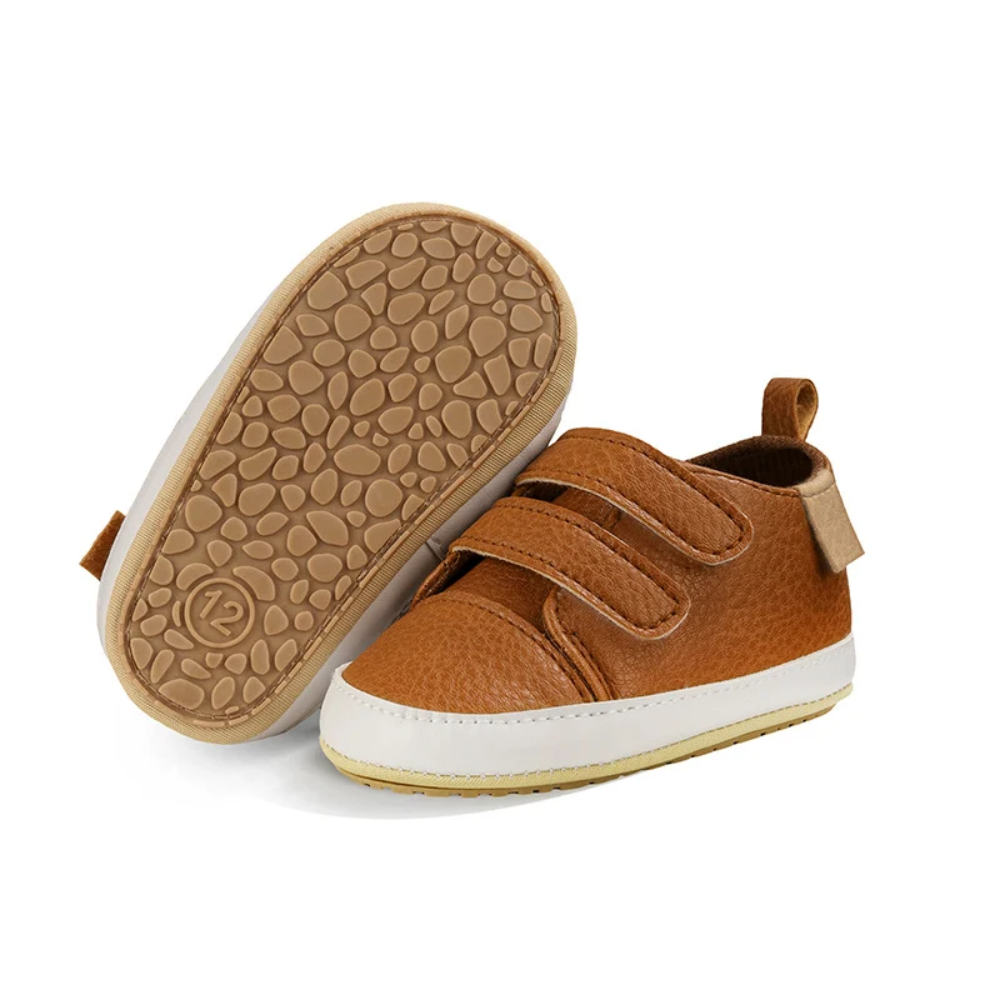 Baby Velcro Sneakers – Soft Sole First Walking Shoes