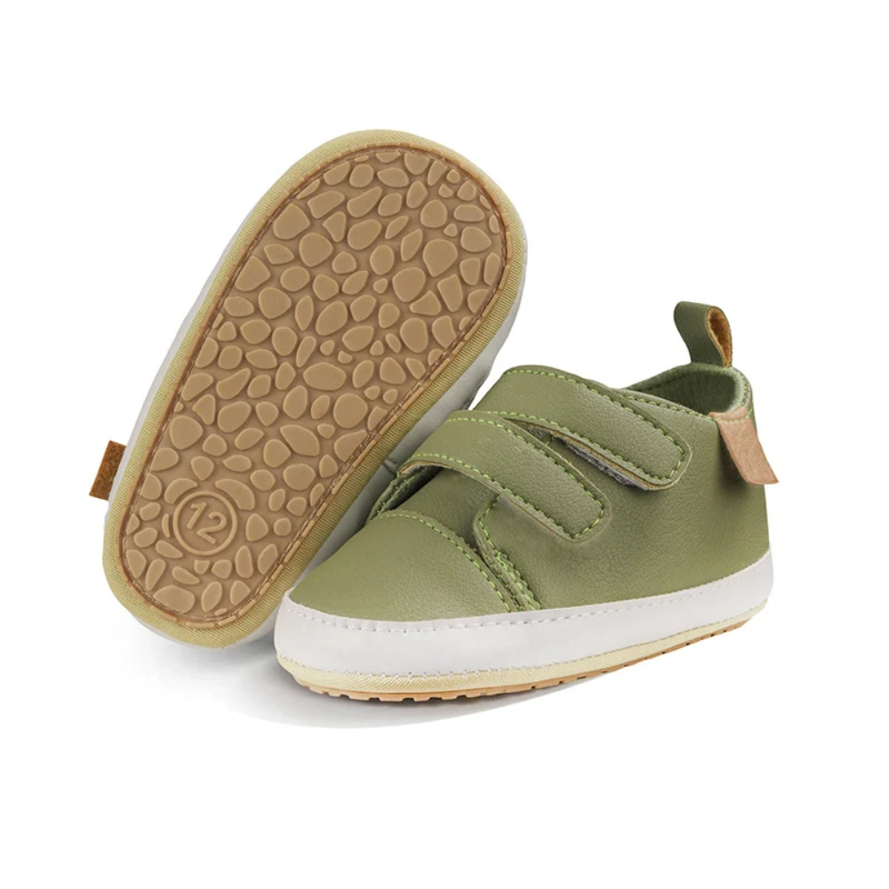 Baby Velcro Sneakers – Soft Sole First Walking Shoes