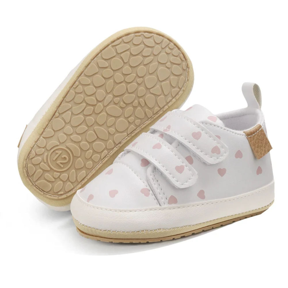 Baby Velcro Sneakers – Soft Sole First Walking Shoes