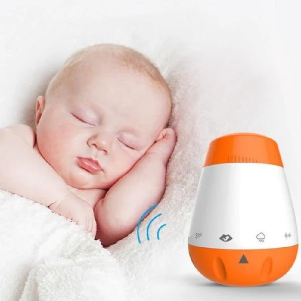 Baby White Noise Machine – Rechargeable Sleep Sound Machine with Lullaby & Nature Sounds