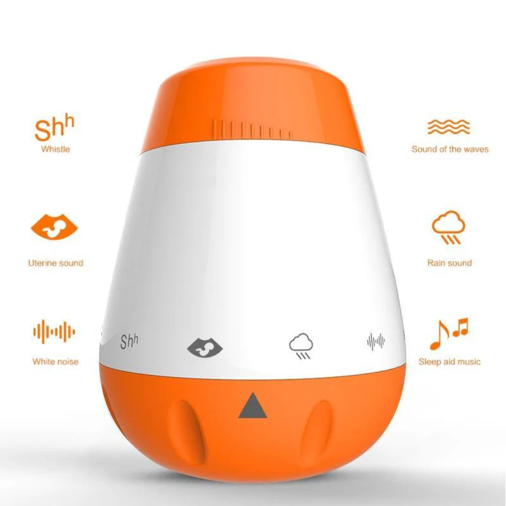 Baby White Noise Machine – Rechargeable Sleep Sound Machine with Lullaby & Nature Sounds