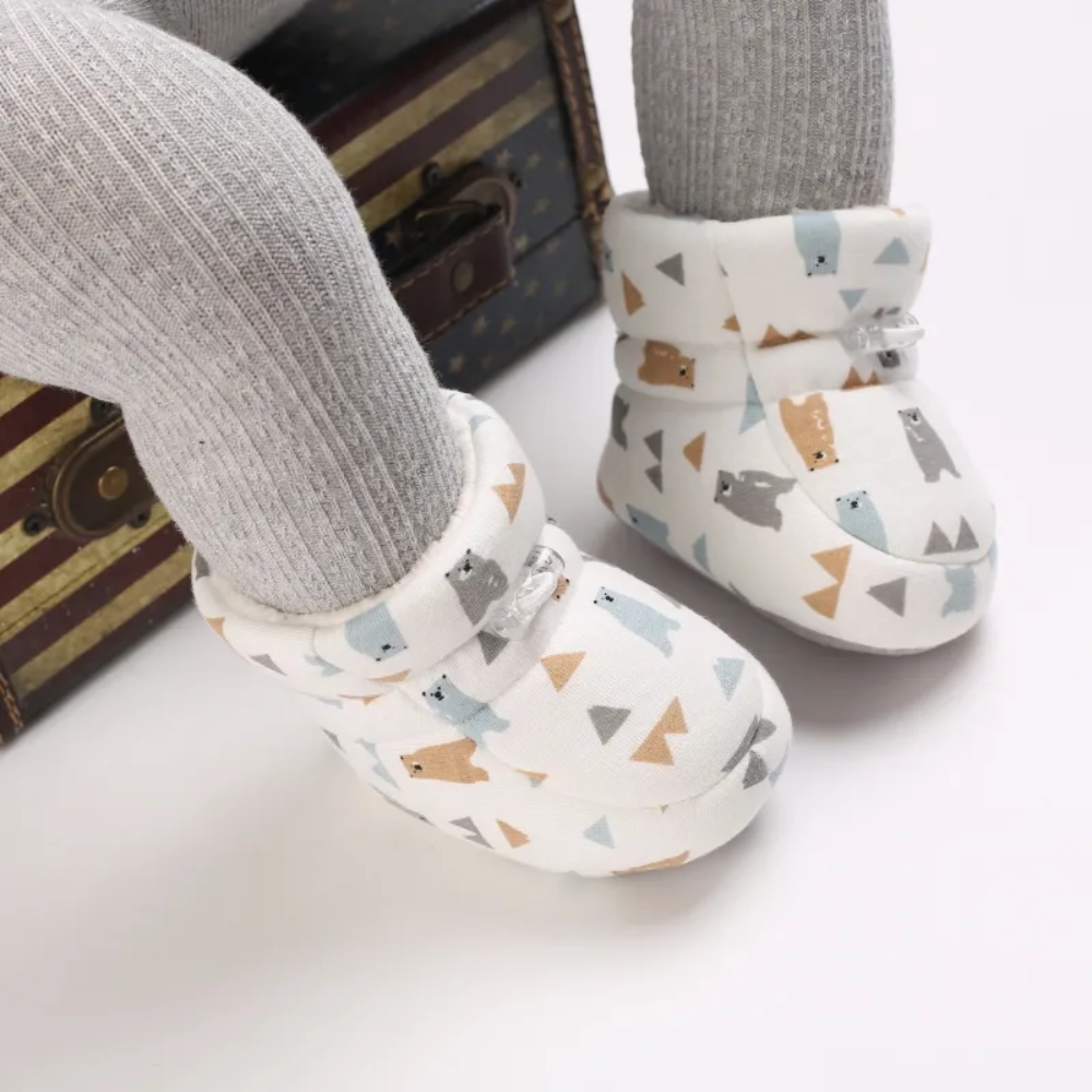 Baby Winter Booties – Warm Soft Sole Non-Slip Shoes for Infants