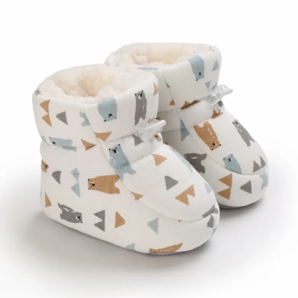 Baby Winter Booties – Warm Soft Sole Non-Slip Shoes for Infants