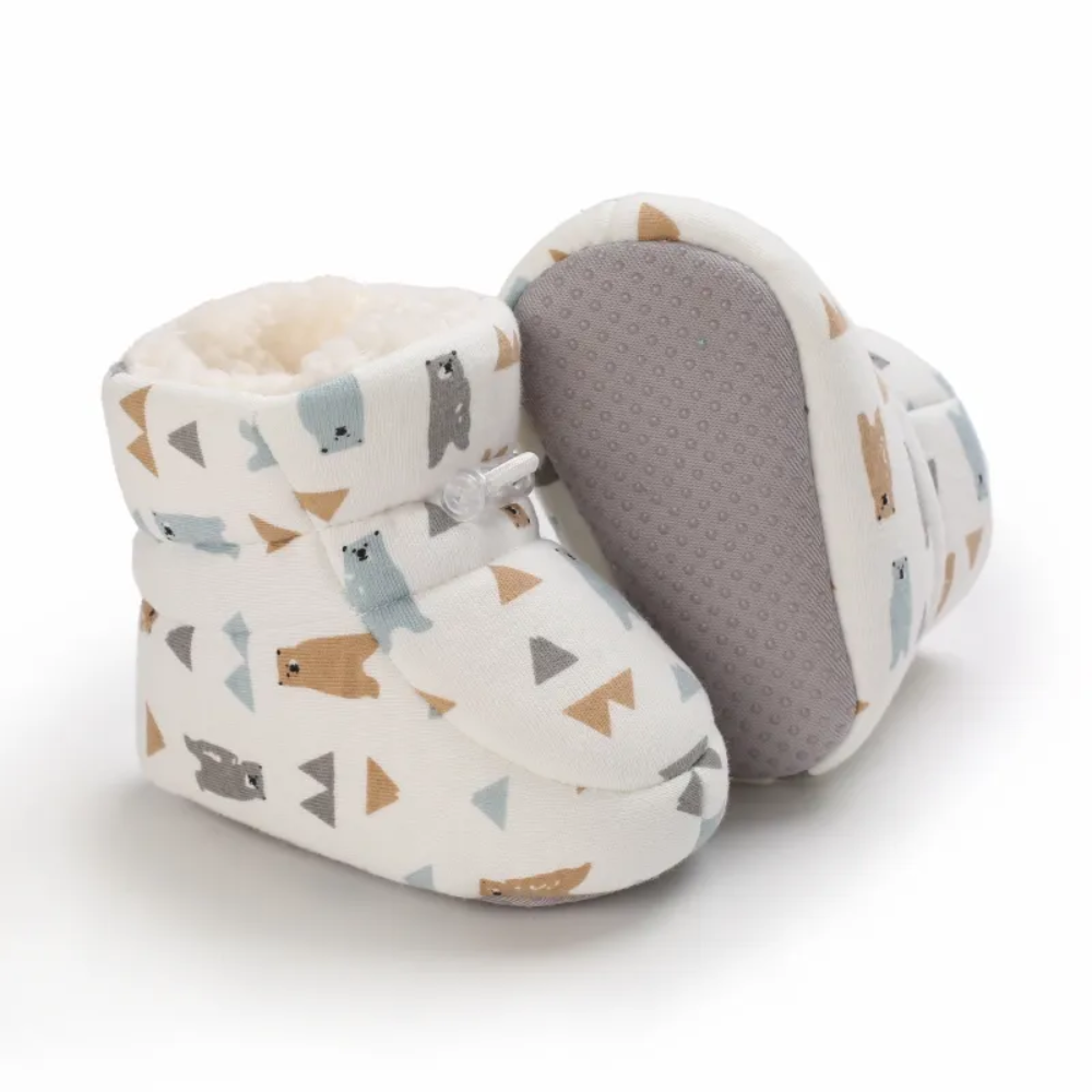 Baby Winter Booties – Warm Soft Sole Non-Slip Shoes for Infants