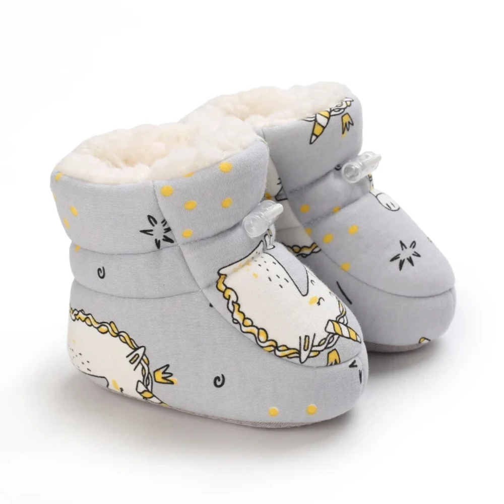 Baby Winter Booties – Warm Soft Sole Non-Slip Shoes for Infants
