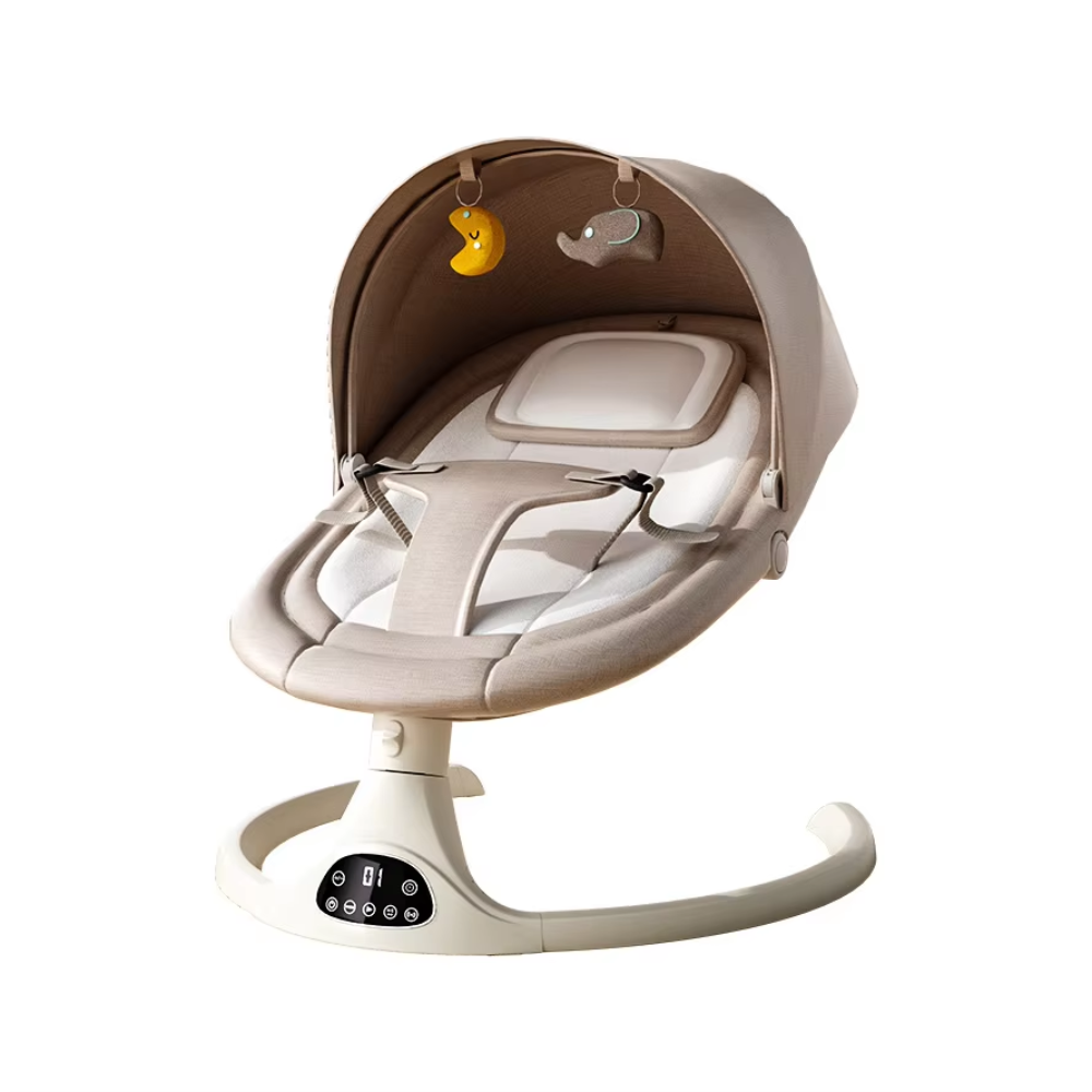 Electric Baby Rocking Chair – Baby Swing Seat with Recline & App Control