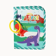 Baby's First Photo Book – Soft Fabric Memory Album with Mirror