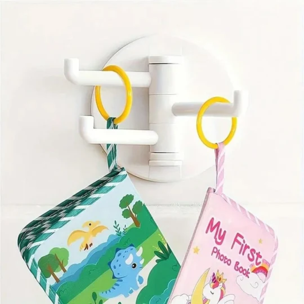 Baby's First Photo Book – Soft Fabric Memory Album with Mirror
