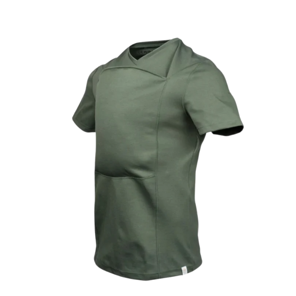 Babywearing T-Shirt – Cotton Blend Kangaroo Pocket Shirt
