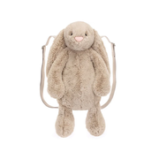 Beige Bunny Backpack Soft Toy