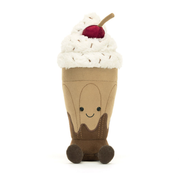 Beige Milkshake Plush Toy