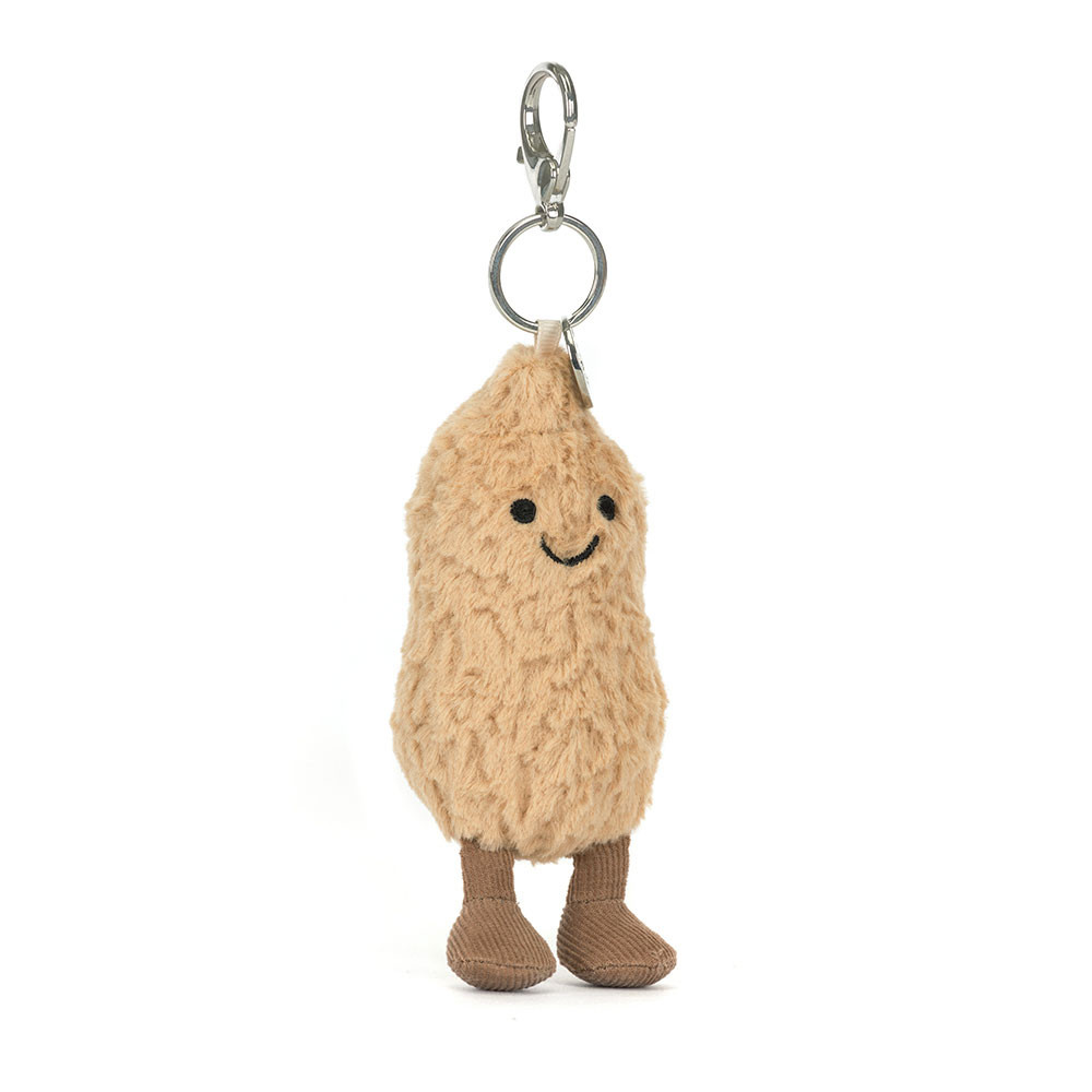 Beige Peanut Bag Charm