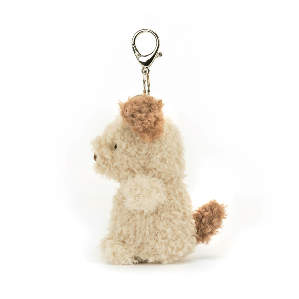 Beige Puppy Bag Charm