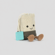 Beige Tea Bag Plush Toy