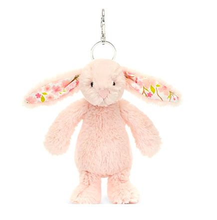 Blushkin Blossom Bunny Bag Charm