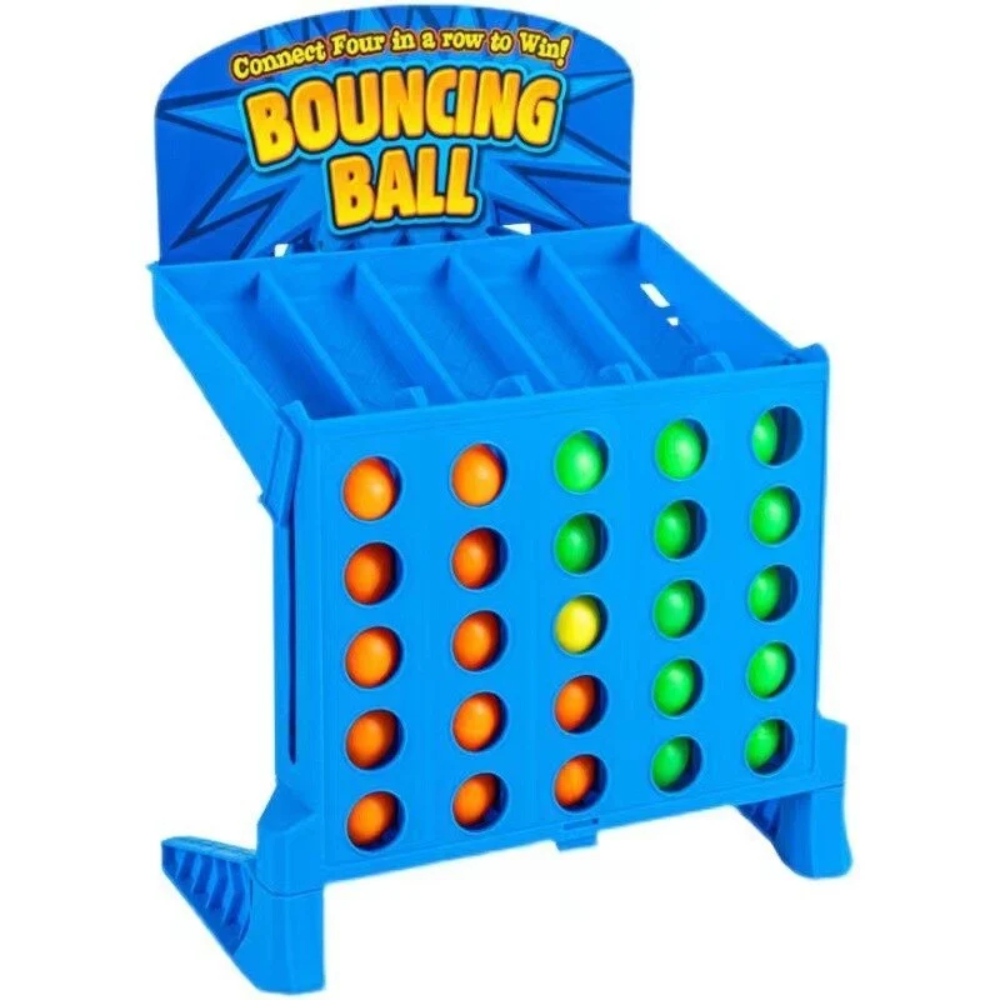 Bouncing Ball Connect Four Game – Family Strategy and Coordination Game